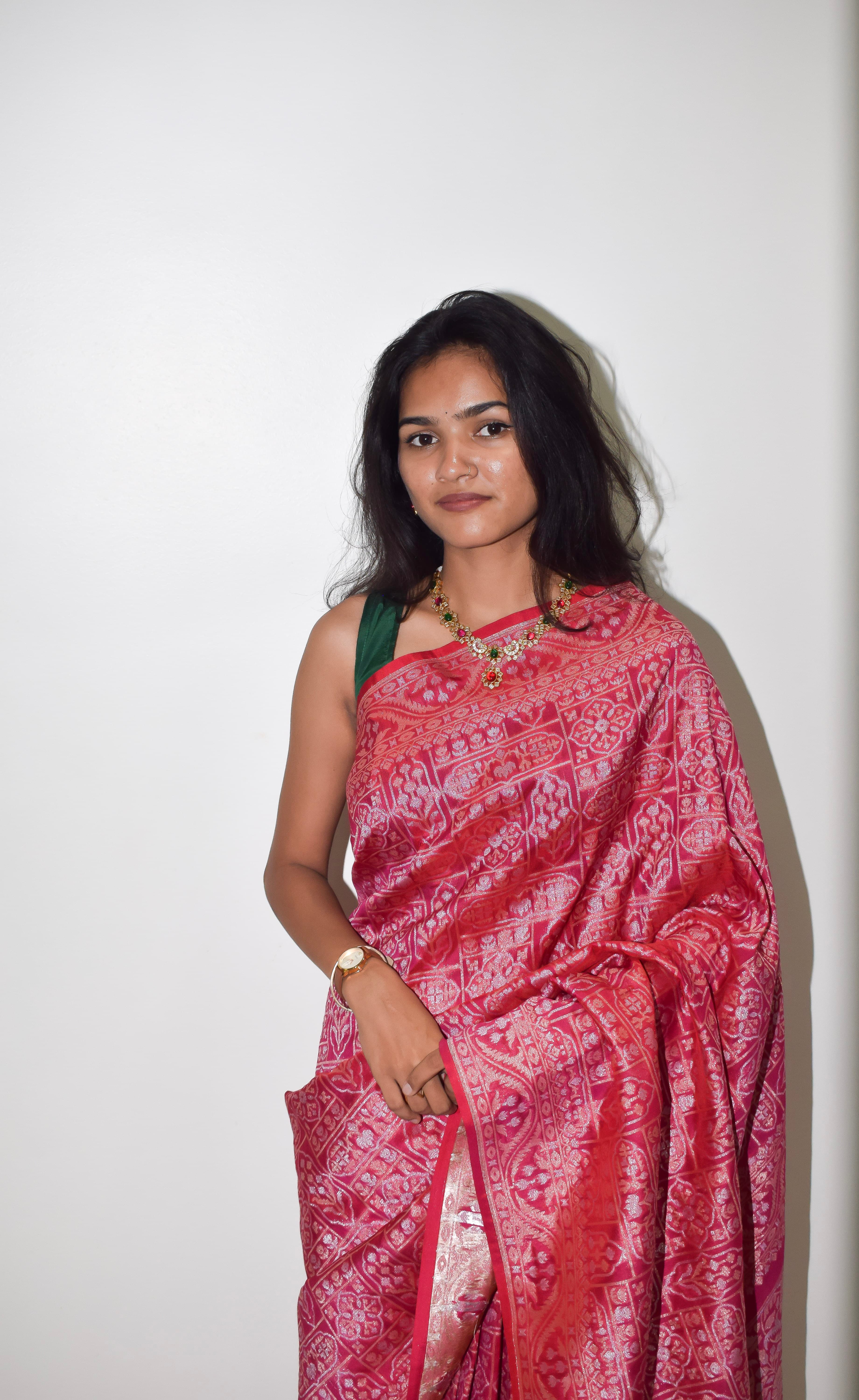 Pure Jamdani Silk Saree